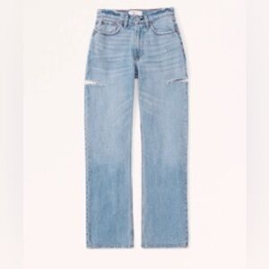 Abercrombie & Fitch Mid Rise Baggy Jean